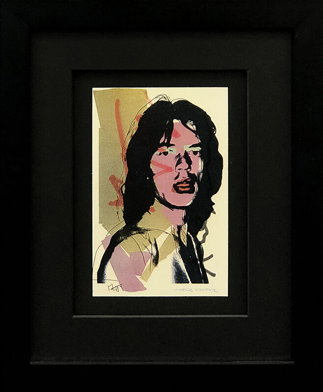 Andy Warhol, ‘MICK JAGGER INVITATION’, 1975, Ephemera or Merchandise, OFFSET LITHOGRAPH IN COLORS, Gallery Art