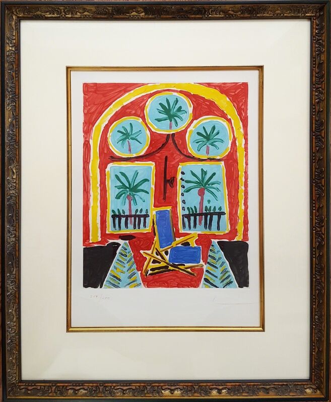 Pablo Picasso, ‘La Fenetre de L'atelier a la Californie (The Window Of The Studio La Californie)’, 1959, Print, Aquatint, Graves International Art