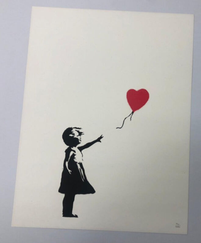 Banksy, ‘Girl with Balloon’, 2004, Print, Screen-print in colors on wove paper, MoonStar Fine Arts Advisors