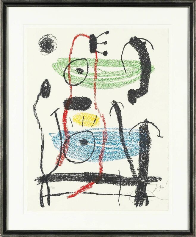 Joan Miró, ‘ALBUM 21, PLATE 21 (M. 1146)’, 1978, Print, Color lithograph on wove paper, Doyle