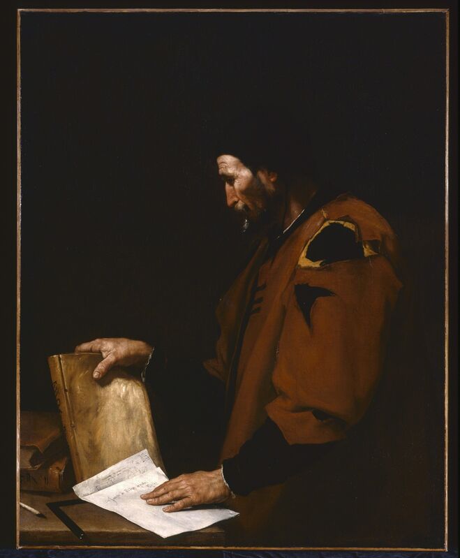 Jusepe de Ribera, ‘Aristotle’, 1637, Painting, Oil on canvas, Indianapolis Museum of Art at Newfields