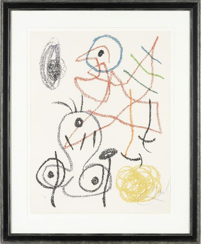 Joan Miró, ‘ALBUM 21, PLATE 20 (M. 1145)’, 1978, Print, Color lithograph on wove paper, Doyle