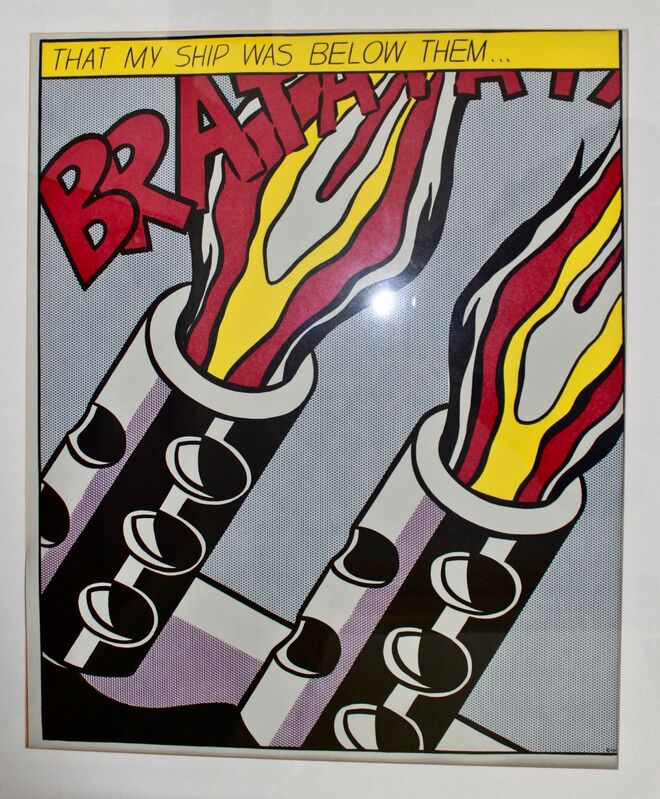 Roy Lichtenstein, ‘As I Opened Fire’, 1964, Print, Triptych print, Artsy x Capsule Auctions