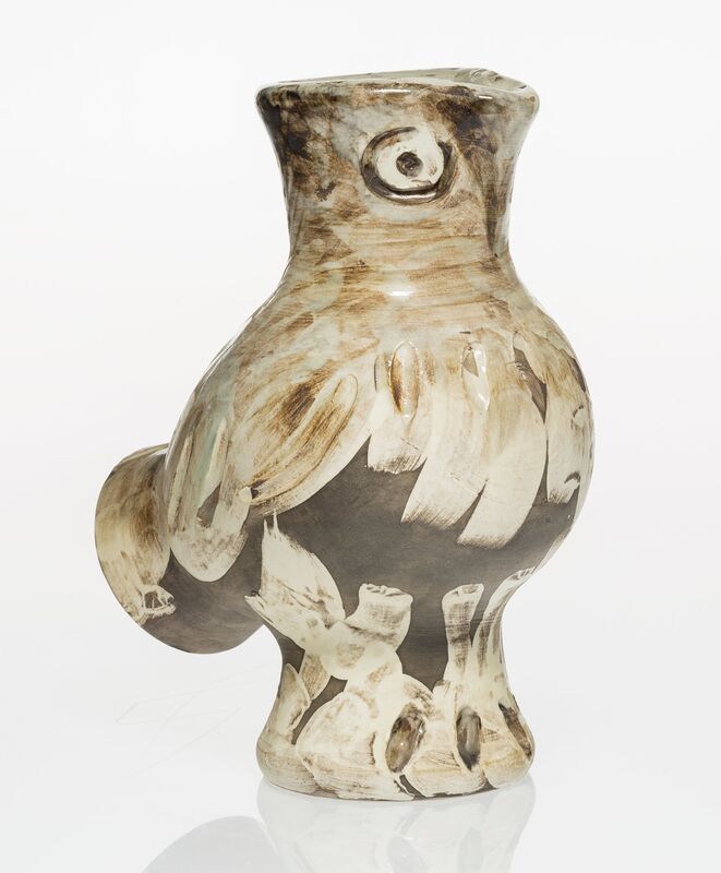 Pablo Picasso, ‘Chouette’, 1969, Ceramic vase painted in brown, black, and white with engobes and partial glazing, Heritage Auctions