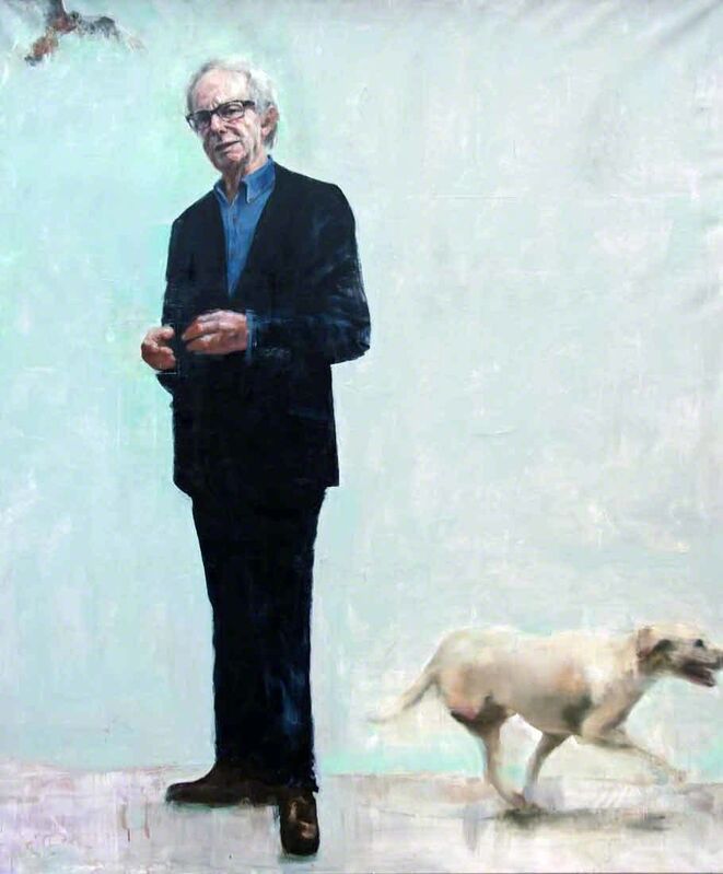 Richard Twose, ‘Ken Loach’, 2017, Painting, Oil on Canvas, Catto Gallery