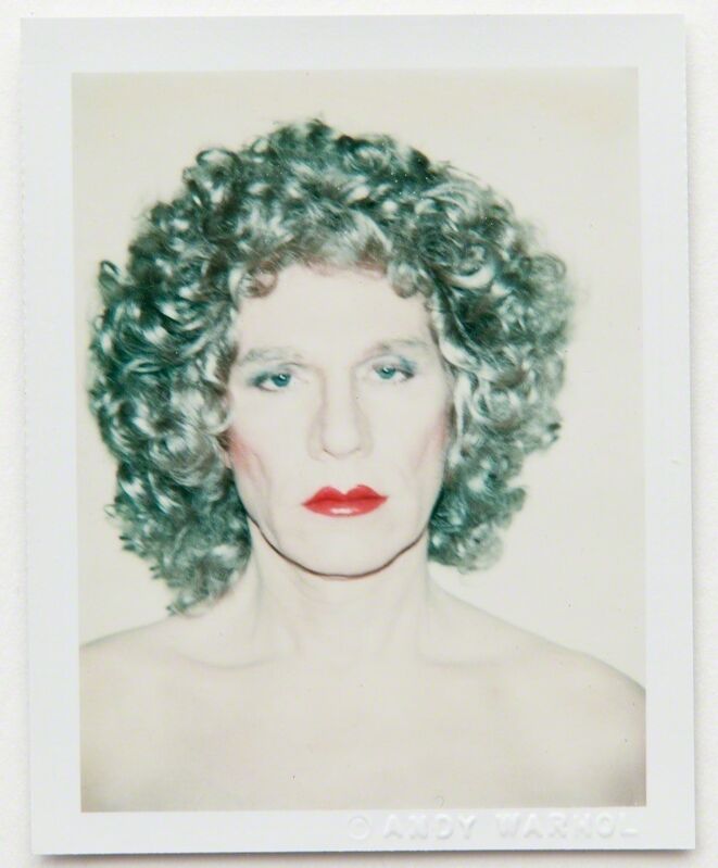 Andy Warhol, ‘Andy Warhol, Polaroid Self-Portrait in Drag, 1981’, 1981, Photography, Polaroid, Hedges Projects