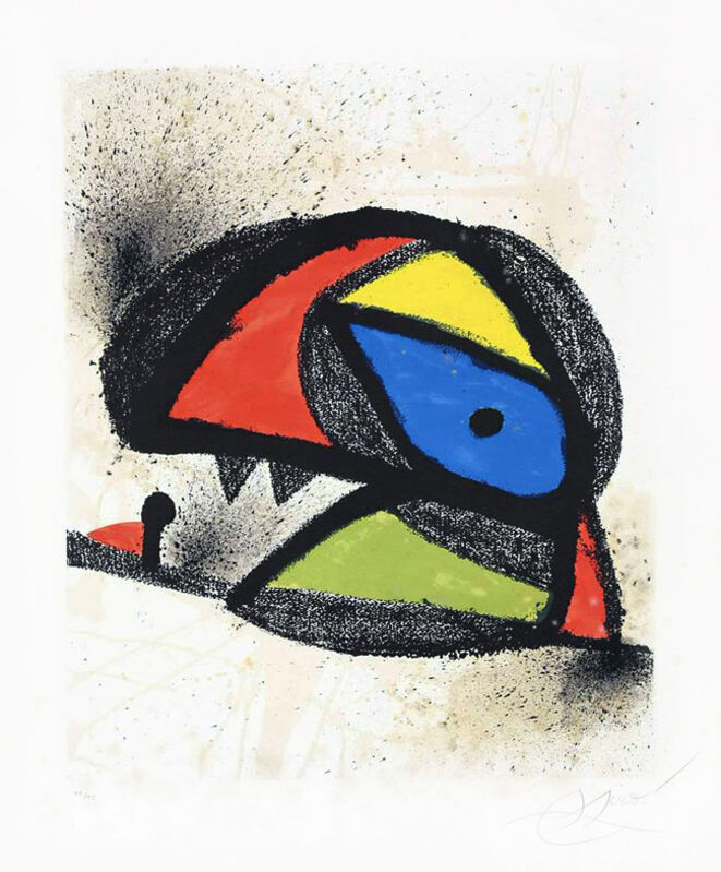 Joan Miró, ‘Affiche pour l’exposition ‘Homenatge a J. Torres Clavé (Poster for the exhibition ‘Homenatge a J. Torres Clavé)’, 1980, Print, Color Lithograph, Masterworks Fine Art