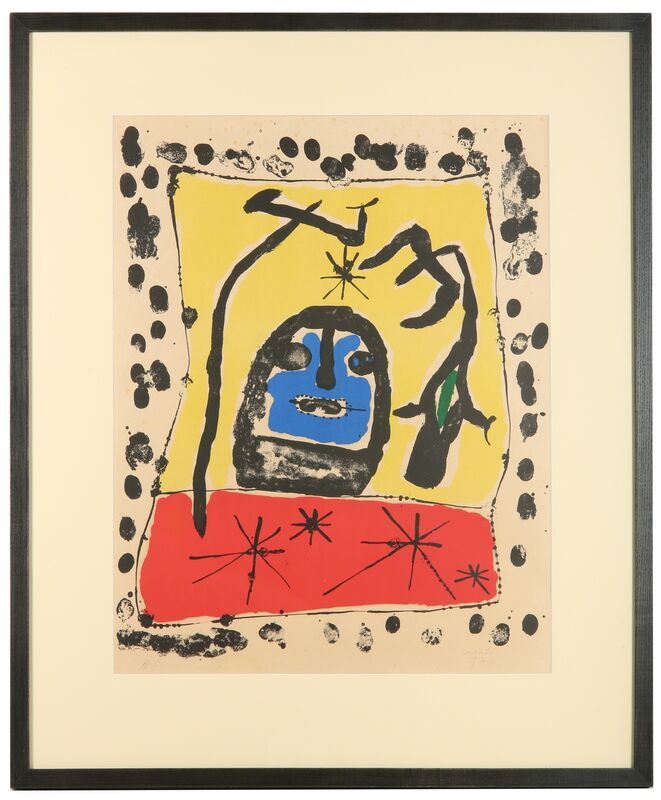 Joan Miró, ‘Matarasso’, 1957, Print, Lithograph In Colours, Chiswick Auctions