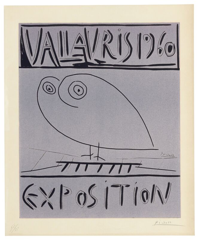 Pablo Picasso, ‘Vallauris 1960 Exposition’, 1960, Print, Linocut printed in black and pink on Arches wove paper, Christie's
