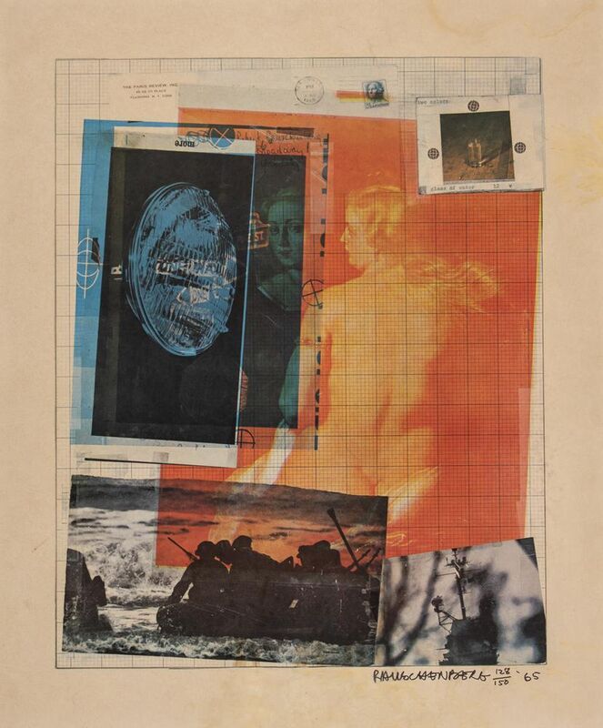 Robert Rauschenberg, ‘Paris Review Poster’, 1965, Print, Offsett color lithograph, Itineris
