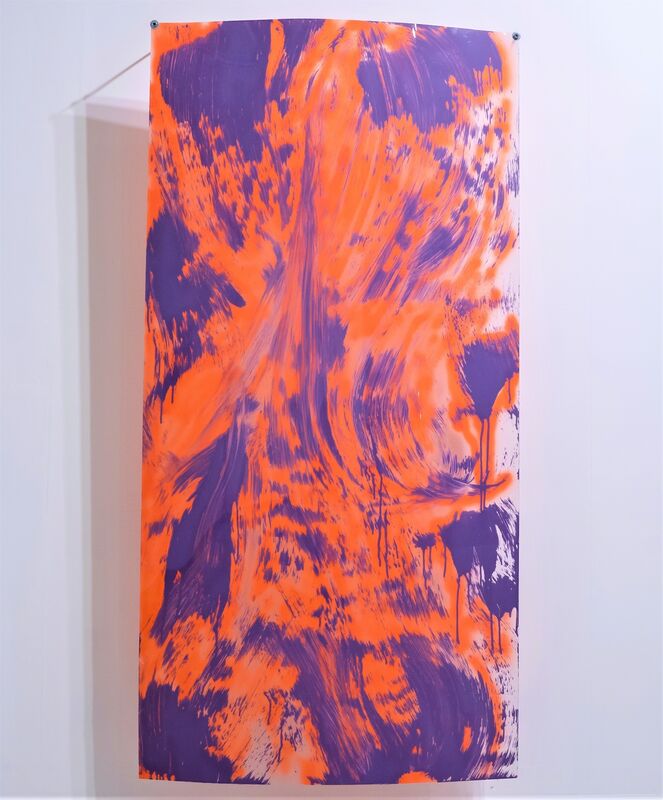 Povilas Ramanauskas, ‘From the Series ''Flexible Painting''’, 2019, Painting, Acrylic, Spray Paint on PVC, Meno parkas