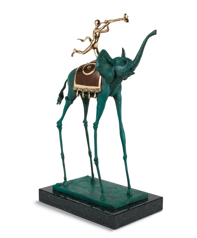 Salvador Dalí, ‘Triumphant Elephant’, Conceived in 1975, Sculpture, Bronze lost wax process, Dali Paris