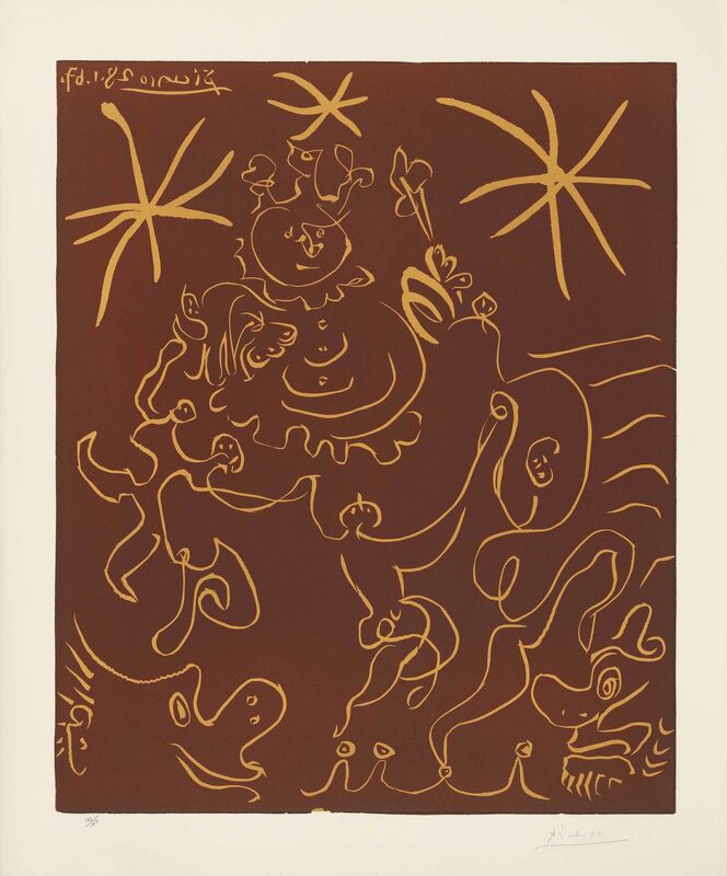Pablo Picasso, ‘Carnaval 1967’, 1967, Print, Linocut printed in brown on Arches wove paper, Christie's