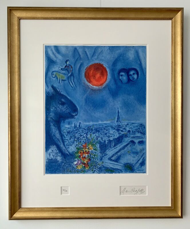 Marc Chagall, ‘Le Soleil de Paris’, 1977, Print, Lithograph, Van der Vorst- Art