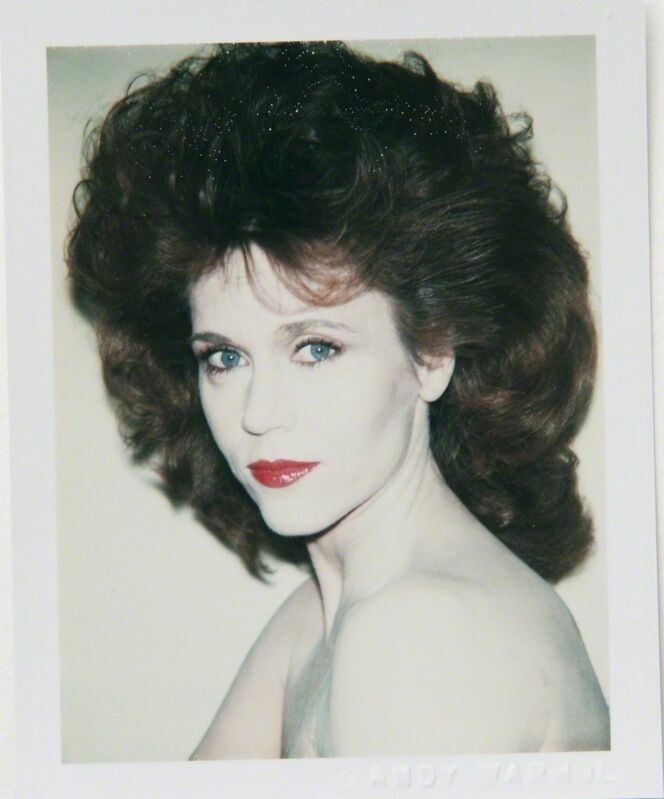Andy Warhol, ‘Andy Warhol, Polaroid Portrait of Jane Fonda’, 1982, Photography, Polaroid, Hedges Projects