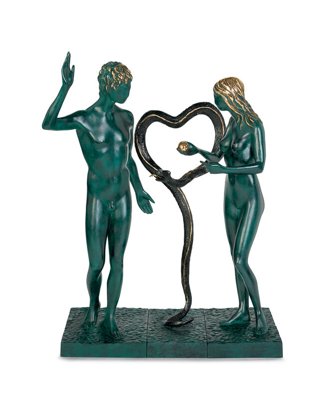 Salvador Dalí, ‘Adam & Eve’, Conceived in 1968, Sculpture, Bronze lost wax process, Dali Paris