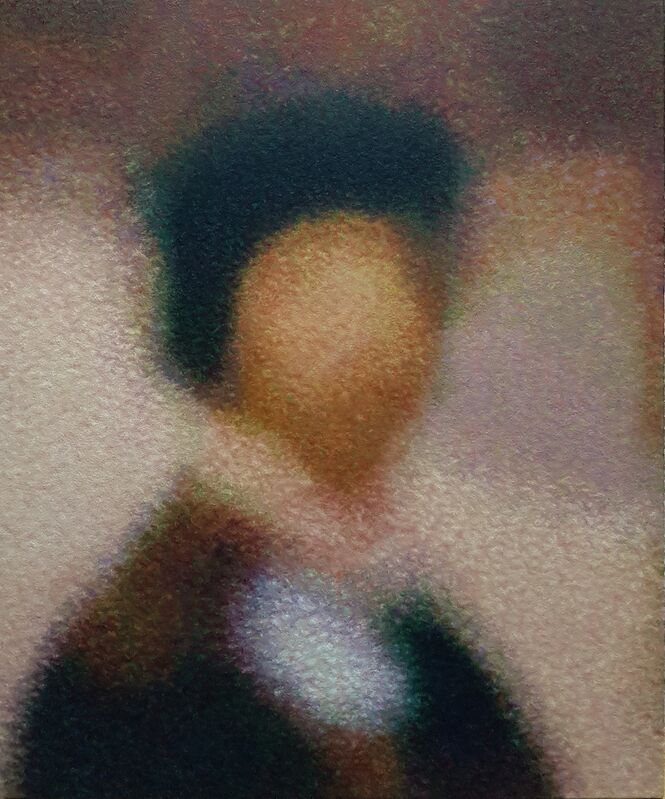 Roldan Manok C. Ventura, ‘After Johannes Vermeer (Self Portrait)’, 2019, Painting, Oil on canvas, Tang Contemporary Art