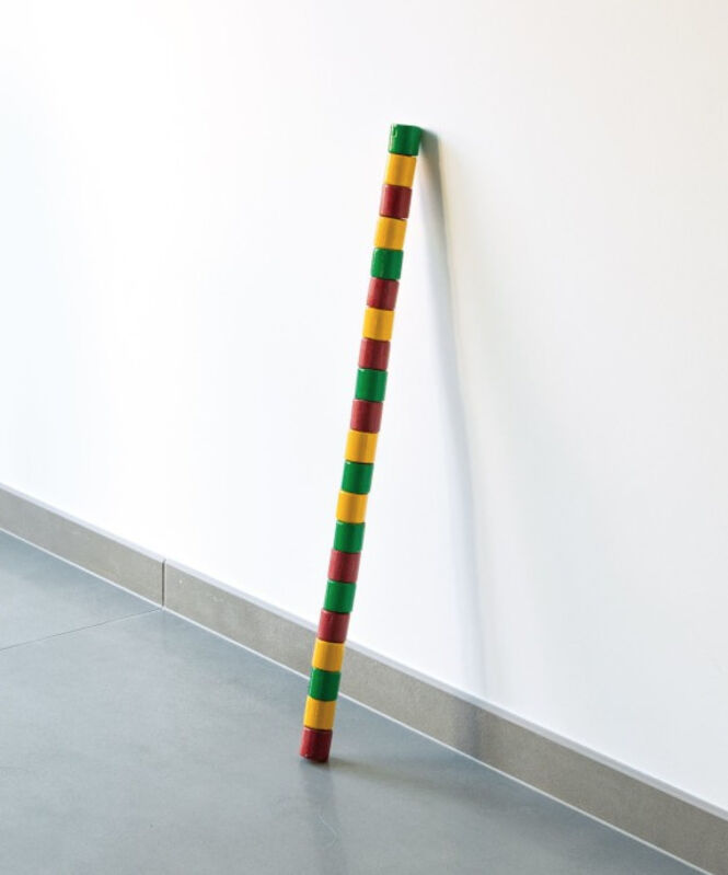 André Cadere, ‘Untitled (B 00201003) ’, 1975, Sculpture, Round bar of wood, 21 segments Painted red, yellow, green, Richard Saltoun