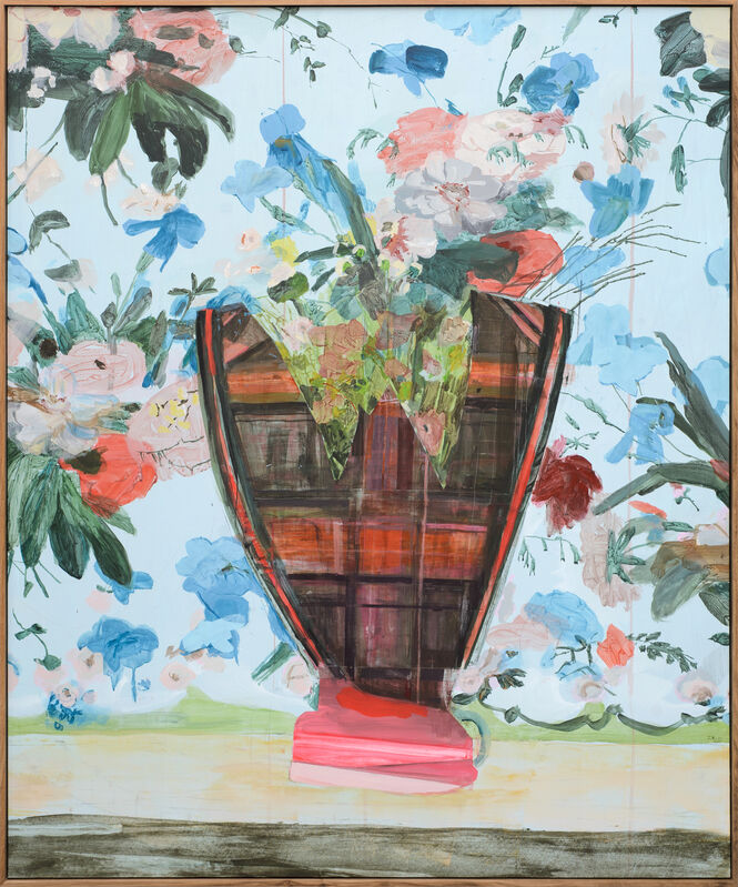 Jeanne Hoffman, ‘Self-portrait as a vase’, 2021, Painting, Acrylic on Italian cotton, Salon Ninety One