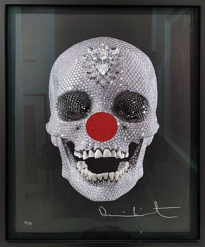 Damien Hirst, ‘For the Love of Comic Relief’, 2013, Print, Lithograph in colors with glitter and UV glaze, on wove paper, Artsy x Forum Auctions