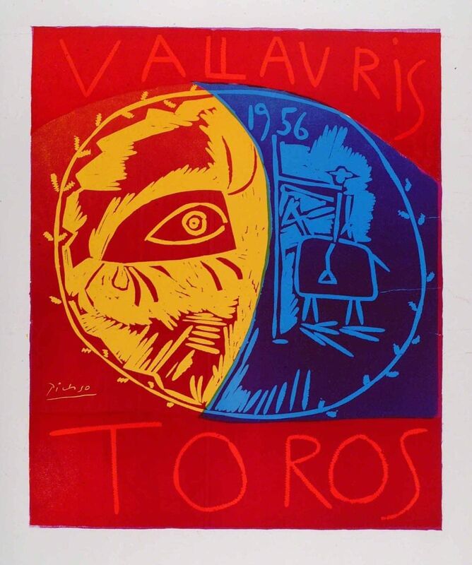 Pablo Picasso, ‘Vallauris 1956 Toros’, 1956, Linocut printed in colours, Frederick Mulder