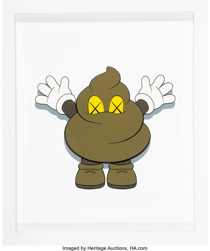 KAWS, ‘Warm Regards’, 2005, Drawing, Collage or other Work on Paper, Hand letterpress in colors on wove paper, Heritage Auctions