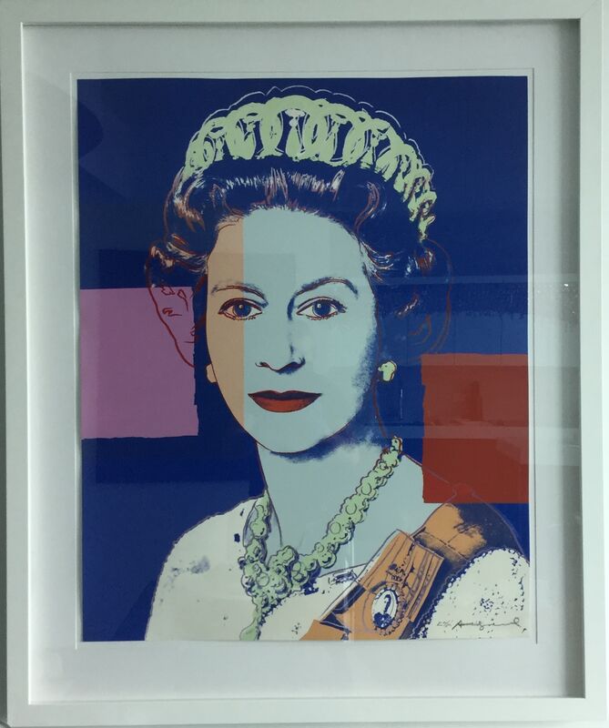 Andy Warhol, ‘Reigning Queens (Royal Edition): Queen Elizabeth II of the United Kingdom’, 1985, Print, From the portfolio of sixteen screenprints on Lenox Museum Board with diamond dust, Coskun Fine Art