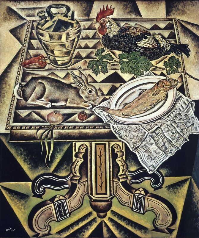 Joan Miró, ‘The Table, called Still life with Hare’, 1920, Painting, Oil on canvas, Art Resource