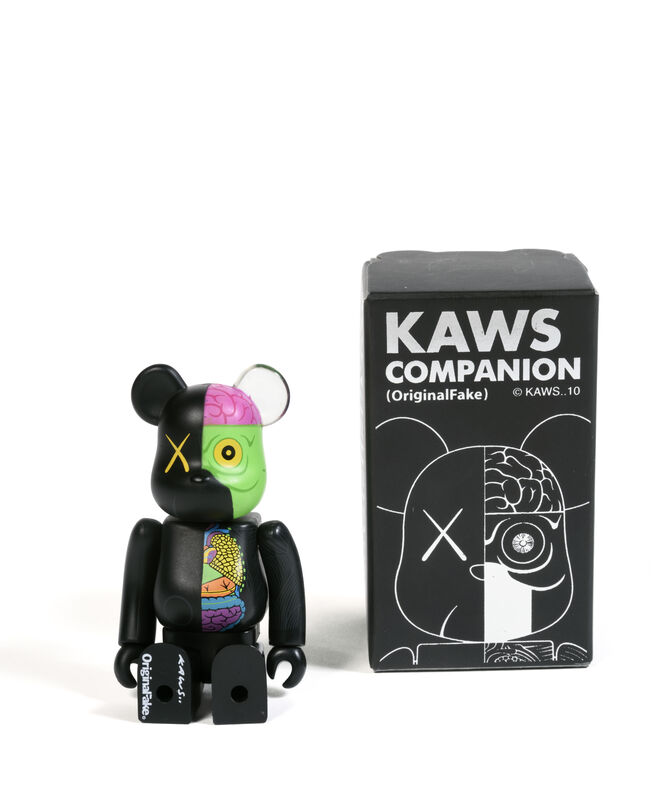 KAWS, ‘Bearbrick Dissected 100% (Black)’, 2010, Sculpture, Painted cast vinyl, DIGARD AUCTION