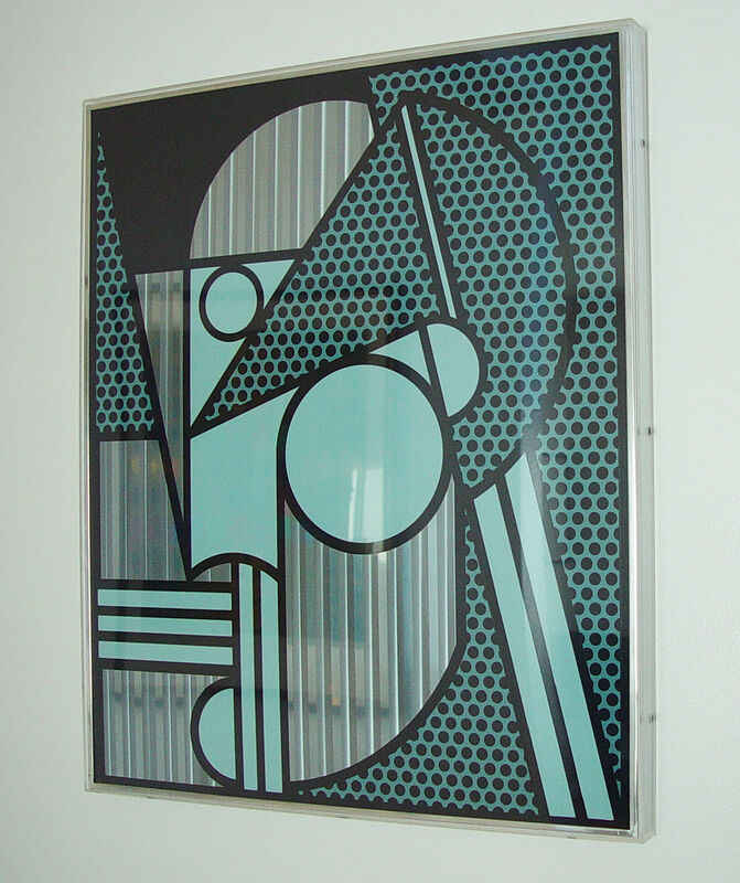 Roy Lichtenstein, ‘Modern Head #4’, 1970, Print, Serigraph on Anodized Aluminum, Peter Blake Gallery