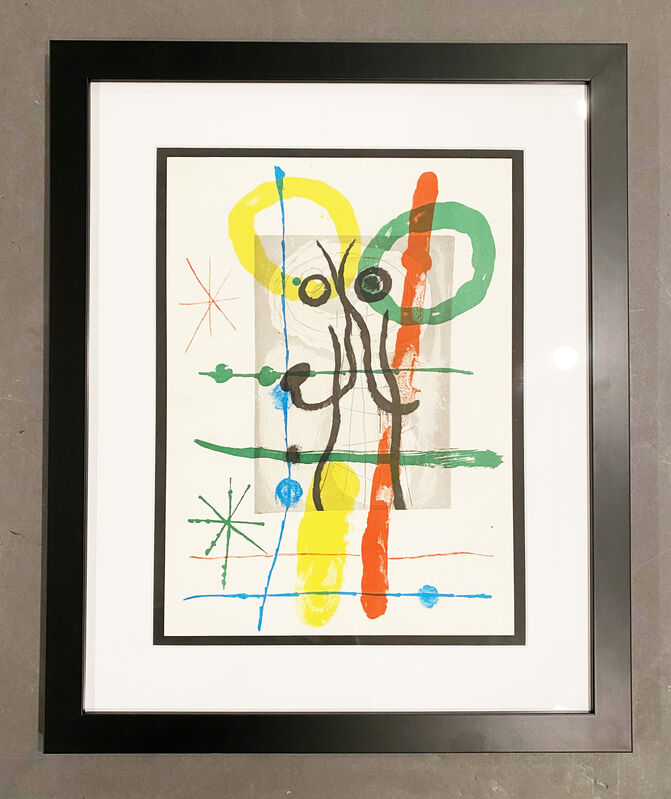 Joan Miró, ‘Miro: Peintures sur Cartons, Untitled ’, 1965, Print, Lithograph, Georgetown Frame Shoppe