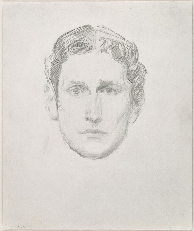 John Singer Sargent, ‘Head of a Young Man’, Late 19th century, Drawing, Collage or other Work on Paper, Pencil on paper, Adelson Galleries