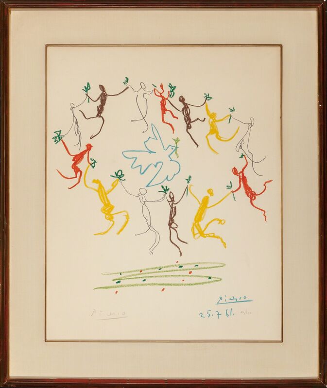 Pablo Picasso, ‘La Ronde de la Jeunesse’, 1961, Print, Lithograph in colors on Arches paper, Heritage Auctions