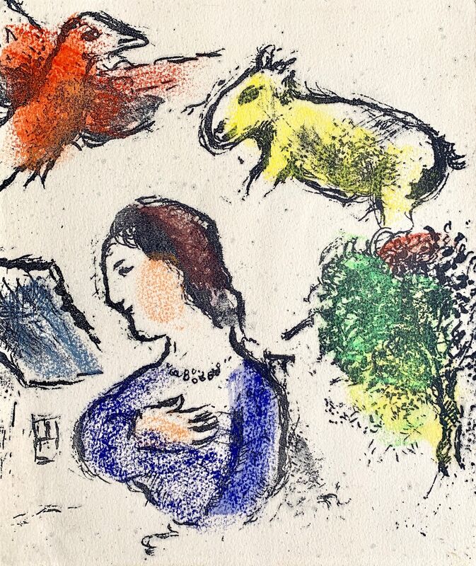 Marc Chagall, ‘Woman with animals’, ca. 1956, Print, Lithograph, Van der Vorst- Art