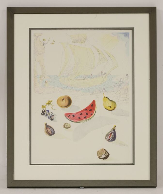 Salvador Dalí, ‘Ship and Fruits’, 1986, Print, Lithograph printed in colours, Sworders