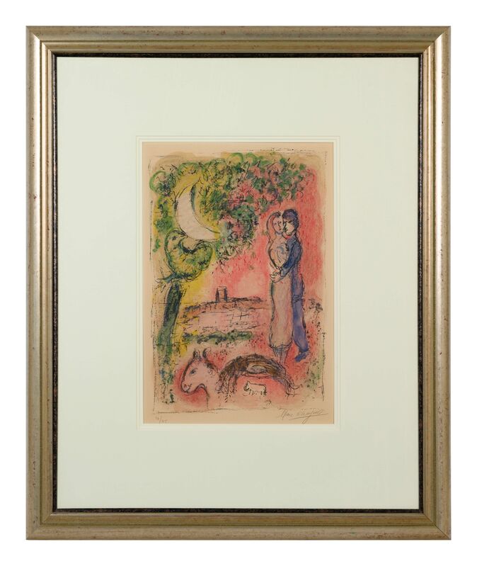 Marc Chagall, ‘Aurore a Saint-Paul’, 1968, Print, Color lithograph on Arches, Hindman