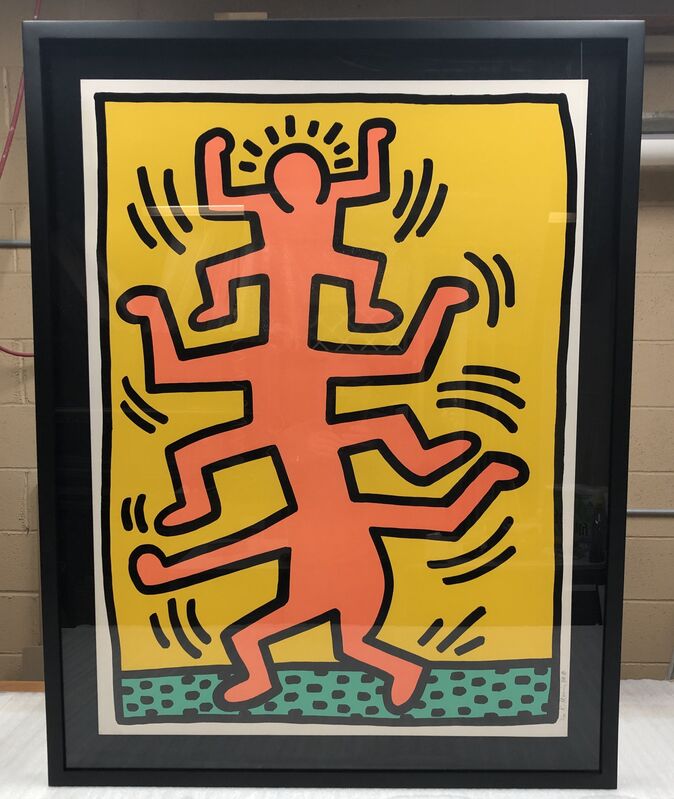 Keith Haring, ‘Growing  Plate I’, 1988, Print, Screenprint in colors on wove paper, Fine Art Mia