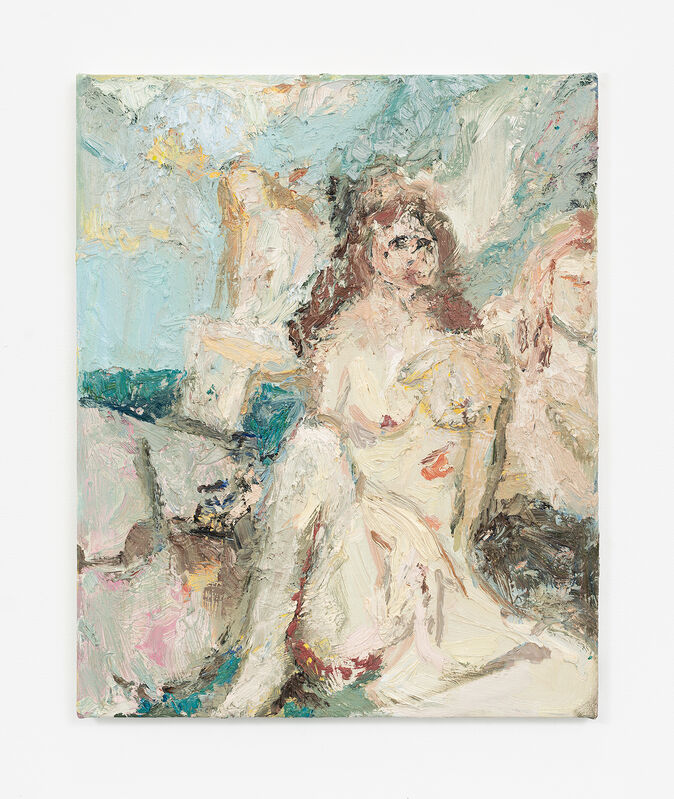 Mia Chaplin, ‘Three Sirens on Heartbreak Island’, 2020, Painting, Oil on canvas, WHATIFTHEWORLD