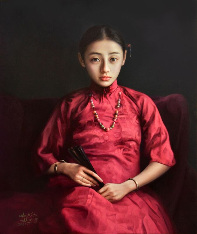 Zhao Kailin, ‘"April"’, 2021, Painting, Oil on Canvas, Mandarin Fine Art Gallery