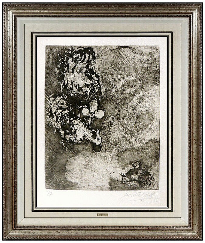 Marc Chagall, ‘Fables de la Fontaine: Les Deux Coqs (Cramer 22)’, 1952, Print, Etching, Original Art Broker