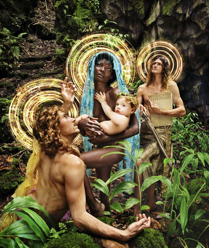 David LaChapelle, ‘The Holy Family with St. Francis’, 2019, Photography, Pigment Print, Alex Daniels - Reflex Amsterdam