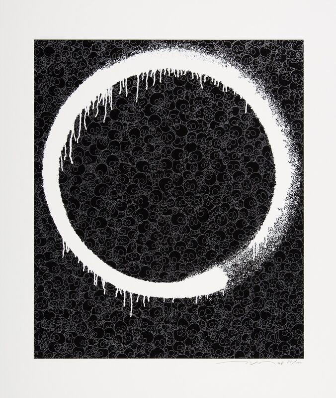 Takashi Murakami, ‘Enso: Facing the Pitch Black Void and Enso: A World Filled with Light’, 2018, Print, Offset lithographs in colors on wove paper, Heritage Auctions