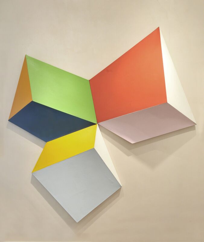 Charles Hinman, ‘View Down, Across to the Left and Right   ’, 1964, Painting, Acrylic on shaped canvas, Peyton Wright Gallery