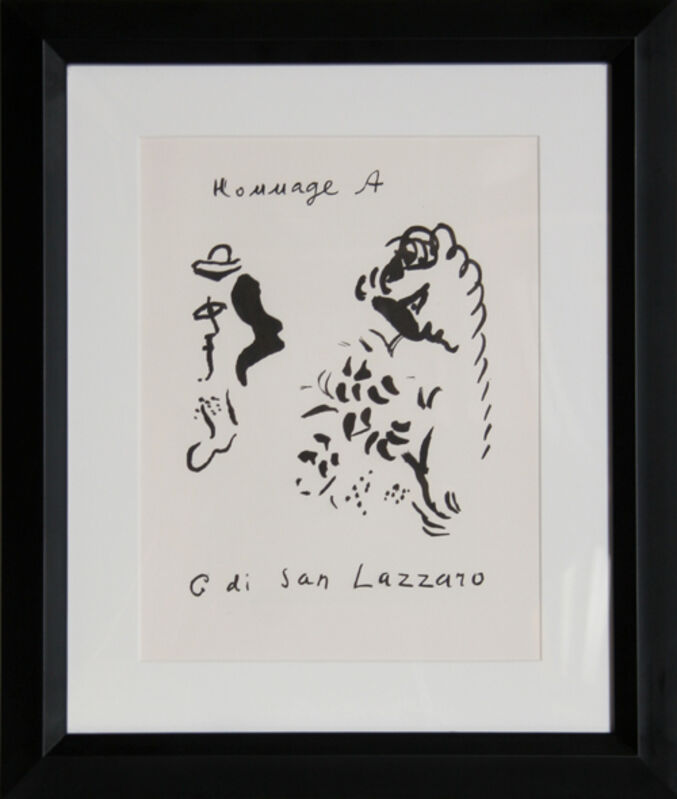 Marc Chagall, ‘San Lazarro’, 1975, Print, Lithograph, RoGallery