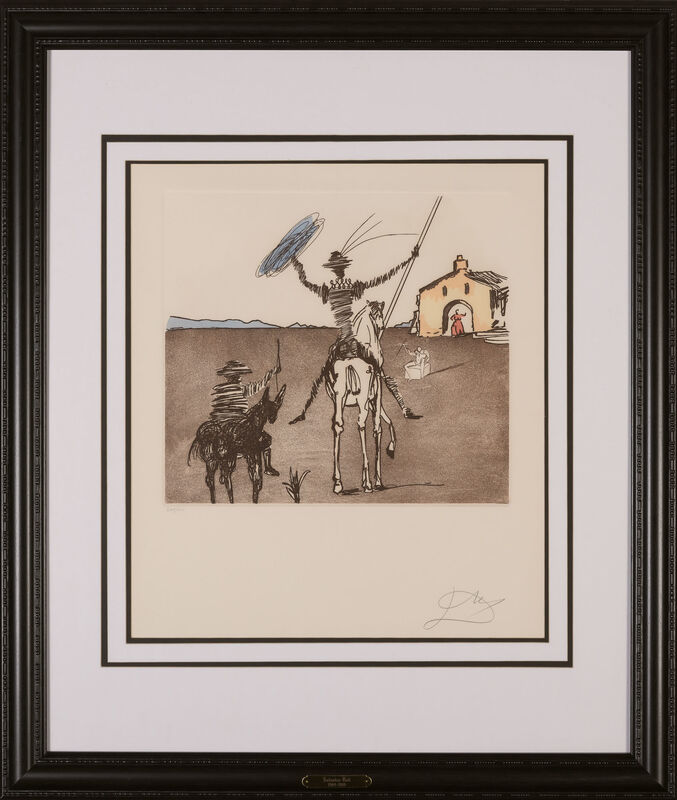 Salvador Dalí, ‘The Impossible Dream (Field 80-1O)’, 1980, Print, Color etching and aquatint on Arches paper, Doyle