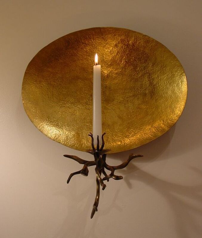 Hervé van der Straeten, ‘Candle Sconce’, 2006, Design/Decorative Art, Patinated and hammered bronze, Maison Gerard