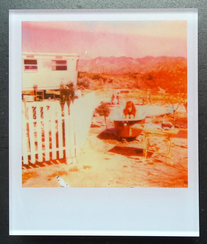 Stefanie Schneider, ‘'The Girl II'  (The Girl behind the White Picket Fence)’, 2013, Photography, Lambda digital Color Photographs based on a Polaroid, sandwiched in between Plexiglass, Instantdreams