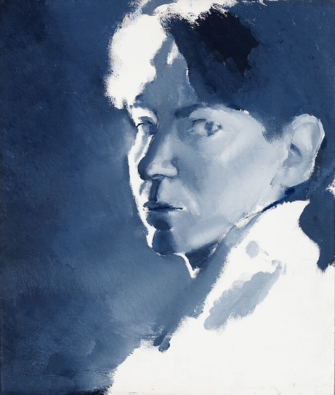 Peri Schwartz, ‘Self Portrait’, 1986, Painting, Oil on board, Gallery NAGA