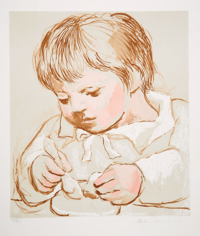Pablo Picasso, ‘Enfant Deieunant’, 1973, Print, Lithograph on Arches Paper, RoGallery