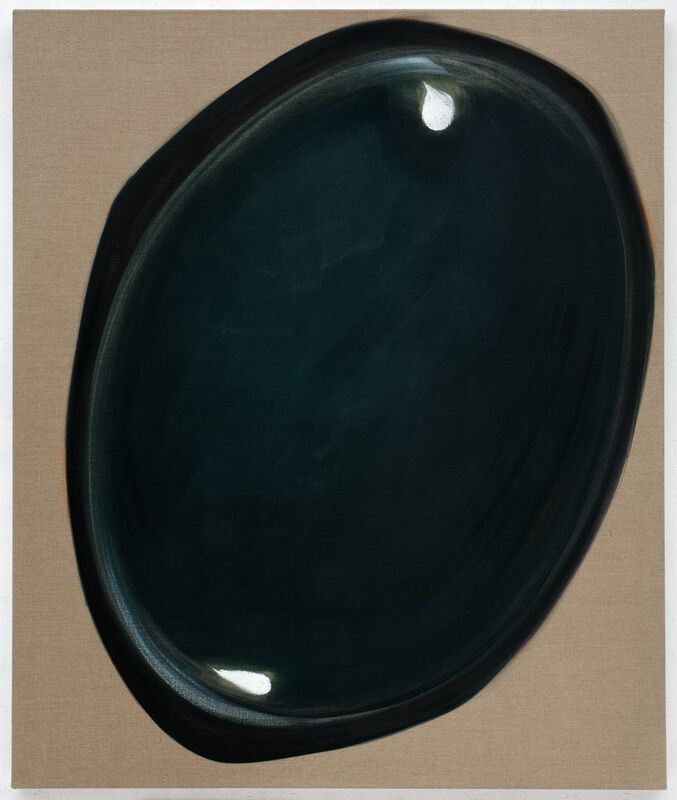 Robert Zandvliet, ‘Black Mirror’, 2012, Painting, Egg tempera on linen, Galerie Knoell, Basel